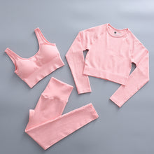 Load image into Gallery viewer, Yoga Set Women Gym Clothing Female High Waist Yoga Pants Tracksuit Women Fitness Clothing
