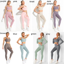 Load image into Gallery viewer, Yoga Set Women Gym Clothing Female High Waist Yoga Pants Tracksuit Women Fitness Clothing

