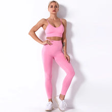 Load image into Gallery viewer, Yoga Set  Workout Shorts Sportswear Fitness Ensembles Sports Wear Women Outfits
