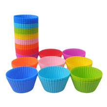 Load image into Gallery viewer, 20/12/8Pcs Silicone Cake Cup Liner Baking Cup Mold Muffin Round Cakecup Cake Tool Bakeware Baking Pastry Kitchen Tools
