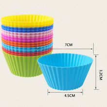 Load image into Gallery viewer, 20/12/8Pcs Silicone Cake Cup Liner Baking Cup Mold Muffin Round Cakecup Cake Tool Bakeware Baking Pastry Kitchen Tools

