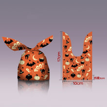 Load image into Gallery viewer, 20/50pcs Halloween Candy Bags Pumpkin Bat Snack Biscuit Gift Bag Trick or Treat Kids Favors Halloween Party Decoration Supplies
