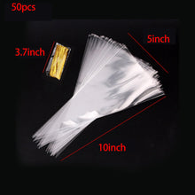 Load image into Gallery viewer, 20/50pcs Rabbit Gift Bags Cones Transprant Plastic Bag Carrot Candy Bags Kids Birthday Party Decoration Easter Party Decorations
