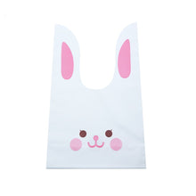 Load image into Gallery viewer, 20/50pcs Rabbit Gift Bags Cones Transprant Plastic Bag Carrot Candy Bags Kids Birthday Party Decoration Easter Party Decorations
