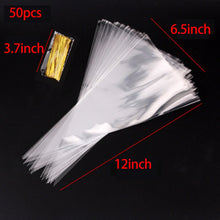 Load image into Gallery viewer, 20/50pcs Rabbit Gift Bags Cones Transprant Plastic Bag Carrot Candy Bags Kids Birthday Party Decoration Easter Party Decorations
