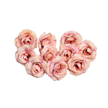 Load image into Gallery viewer, 50PCS Mini Rose Artificial Flower Head DIY Needlework Handmade Craft Supplies Fake Flowers for Wedding Home Party Decoration
