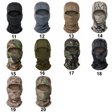 Load image into Gallery viewer, 20 Color Tactical Balaclava Skiing Bandana Full Face Neck Scarf Head Outdoor Hunting Hiking Army Military Bike Cycling Scarf
