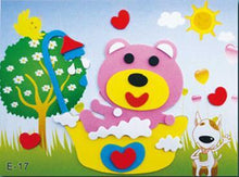 Load image into Gallery viewer, 20 designs DIY Cartoon Animal 3D EVA Foam Sticker Puzzle Series Early Learning Education Toys for Children
