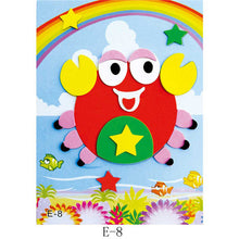 Load image into Gallery viewer, 20 designs DIY Cartoon Animal 3D EVA Foam Sticker Puzzle Series Early Learning Education Toys for Children
