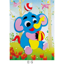 Load image into Gallery viewer, 20 designs DIY Cartoon Animal 3D EVA Foam Sticker Puzzle Series Early Learning Education Toys for Children
