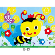 Load image into Gallery viewer, 20 designs DIY Cartoon Animal 3D EVA Foam Sticker Puzzle Series Early Learning Education Toys for Children
