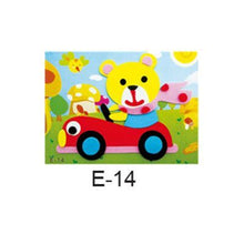 Load image into Gallery viewer, 20 designs DIY Cartoon Animal 3D EVA Foam Sticker Puzzle Series Early Learning Education Toys for Children

