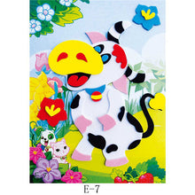 Load image into Gallery viewer, 20 designs DIY Cartoon Animal 3D EVA Foam Sticker Puzzle Series Early Learning Education Toys for Children
