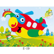 Load image into Gallery viewer, 20 designs DIY Cartoon Animal 3D EVA Foam Sticker Puzzle Series Early Learning Education Toys for Children
