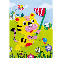 Load image into Gallery viewer, 20 designs DIY Cartoon Animal 3D EVA Foam Sticker Puzzle Series Early Learning Education Toys for Children
