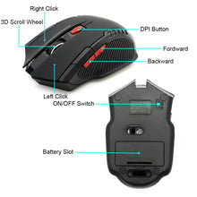 Load image into Gallery viewer, 2.4GHz Wireless Optical Mouse Gamer for PC Gaming Laptops New Game Wireless Mice with USB Receiver Drop Shipping Mause
