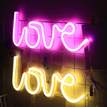 Load image into Gallery viewer, LED Neon Light Confession Romantic Decorative Lamp Love Modeling Lamp Small Night Lamp Props
