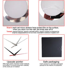 Load image into Gallery viewer, Wall Clock Watch Quartz Acryli Mirror Modern Wall Stickers  Arrival  Design Luxury Cllocks Living Room Decration
