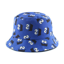 Load image into Gallery viewer, Funny Anime Cartoon Bucket Hat Reversible Fisherman Hat Unisex Street Hip Hop Flat Cap Fishing Bob Hat
