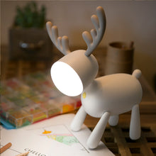 Load image into Gallery viewer, Pup Led Night Lamp for Children 1200mAh Rechargable ELK Night Lights Adjust Brightness table lamp for Home in Bedroom
