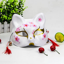 Load image into Gallery viewer, Fox Mask With Tassels&amp;Bell Non-toxic Cosplay Hand Painted 3D Fox Mask Costumes Props Accessories
