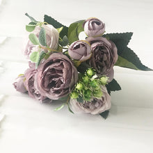 Load image into Gallery viewer, Beautiful Rose Peony Artificial Silk Flowers Small bouquet flores Home Party Spring Wedding Decoration  Fake Flower
