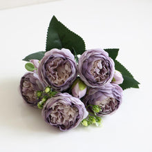 Load image into Gallery viewer, Beautiful Rose Peony Artificial Silk Flowers Small bouquet flores Home Party Spring Wedding Decoration  Fake Flower
