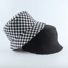 Load image into Gallery viewer, Fashion Korean Pink Cow Print Bucket Hat Women Reversible Fishing Cap Bob Chapeau Autumn Summer
