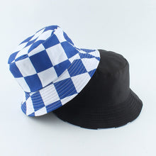 Load image into Gallery viewer, Fashion Korean Pink Cow Print Bucket Hat Women Reversible Fishing Cap Bob Chapeau Autumn Summer
