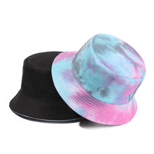 Load image into Gallery viewer, Tie-dyed fisherman hat double-sided double-sided hat avocado zebra cow print foldable outdoor sun hat fisherman hat
