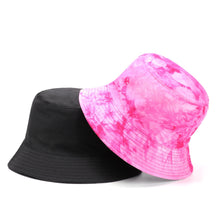 Load image into Gallery viewer, Tie-dyed fisherman hat double-sided double-sided hat avocado zebra cow print foldable outdoor sun hat fisherman hat
