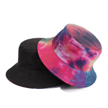 Load image into Gallery viewer, Tie-dyed fisherman hat double-sided double-sided hat avocado zebra cow print foldable outdoor sun hat fisherman hat

