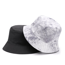 Load image into Gallery viewer, Tie-dyed fisherman hat double-sided double-sided hat avocado zebra cow print foldable outdoor sun hat fisherman hat
