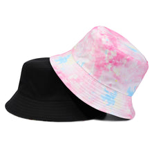 Load image into Gallery viewer, Tie-dyed fisherman hat double-sided double-sided hat avocado zebra cow print foldable outdoor sun hat fisherman hat
