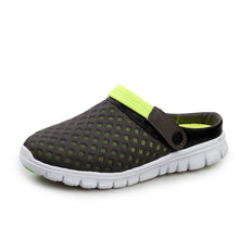 Load image into Gallery viewer, Summer Sandal Mesh Breathable Padded Beach Flip Flops Shoes Solid Flat Bath Slippers Plus Size 36-46
