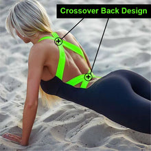 Load image into Gallery viewer, Yoga Set Sport Clothing Backless Sport Suit Workout Tracksuit For Women
