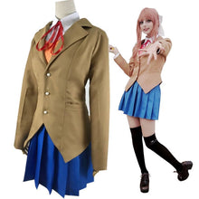 Load image into Gallery viewer, Sayori Yuri Natsuki Monika Cosplay Costume Doki Literature Club Cos Sets School Uniform  Halloween Cloth For Women
