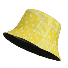 Load image into Gallery viewer, Summer Bucket Hats Print Foldable Fisherman Hat Woman Soft Beach Sun Fisherman Cap Man Fashion Soild Panama Bucket Hat
