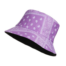 Load image into Gallery viewer, Summer Bucket Hats Print Foldable Fisherman Hat Woman Soft Beach Sun Fisherman Cap Man Fashion Soild Panama Bucket Hat

