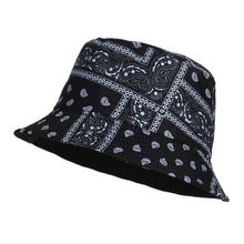 Load image into Gallery viewer, Summer Bucket Hats Print Foldable Fisherman Hat Woman Soft Beach Sun Fisherman Cap Man Fashion Soild Panama Bucket Hat
