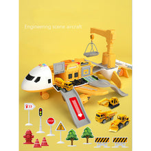 Load image into Gallery viewer, Deformation Music Simulation Track Inertia Children's Toy Aircraft Large Size Passenger Plane Kids Airliner Toy Car
