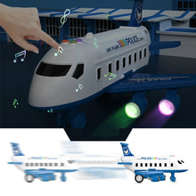 Load image into Gallery viewer, Deformation Music Simulation Track Inertia Children's Toy Aircraft Large Size Passenger Plane Kids Airliner Toy Car
