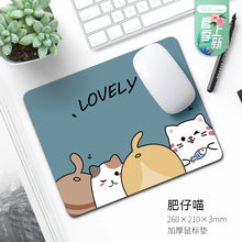 Load image into Gallery viewer, 2mm Mouse Pad Small Cute Girl Cartoon Game Ins Computer Office Oversized Thickened Table Mat
