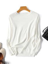 Load image into Gallery viewer, 2023 Autumn Winter Long Sleeve Striped Pullover Women Sweater Knitted Sweaters O-Neck Tops Korean Pull Femme Jumper

