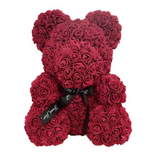 Load image into Gallery viewer, 40cm Rose Bear Heart Artificial Flower Rose Teddy Bear For Women Valentine's Wedding Birthday Christmas Gift
