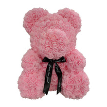 Load image into Gallery viewer, 40cm Rose Bear Heart Artificial Flower Rose Teddy Bear For Women Valentine's Wedding Birthday Christmas Gift
