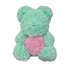 Load image into Gallery viewer, 40cm Rose Bear Heart Artificial Flower Rose Teddy Bear For Women Valentine's Wedding Birthday Christmas Gift
