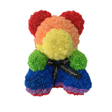 Load image into Gallery viewer, 40cm Rose Bear Heart Artificial Flower Rose Teddy Bear For Women Valentine's Wedding Birthday Christmas Gift
