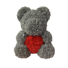 Load image into Gallery viewer, 40cm Rose Bear Heart Artificial Flower Rose Teddy Bear For Women Valentine's Wedding Birthday Christmas Gift
