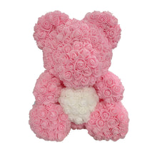 Load image into Gallery viewer, 40cm Rose Bear Heart Artificial Flower Rose Teddy Bear For Women Valentine's Wedding Birthday Christmas Gift
